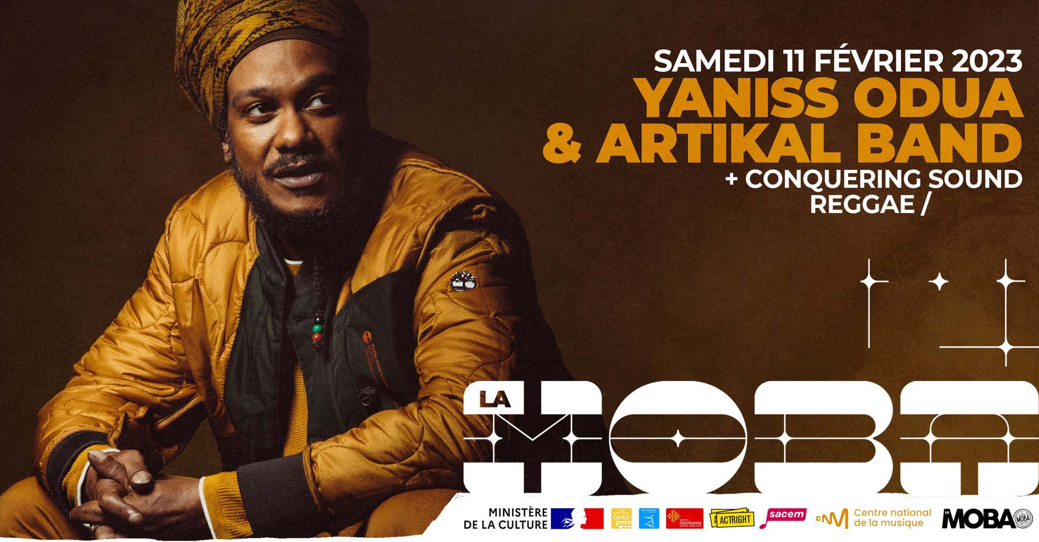 CONCERT : YANISS ODUA + CONQUERING SOUND A LA MOBA